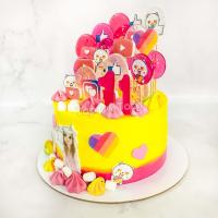 торт девочке на день рождения
