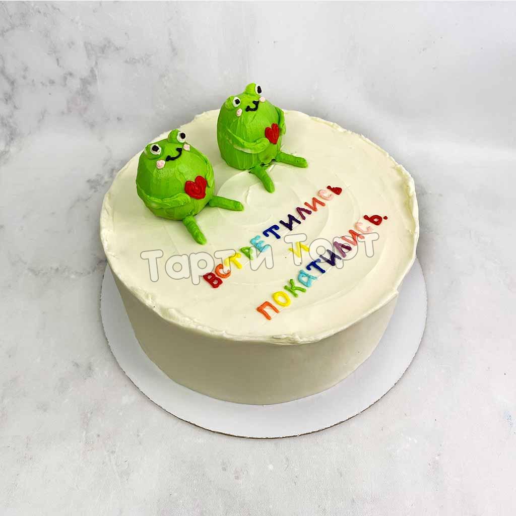Торт с лягушками фото доставка цветов в москве через интернет недорого