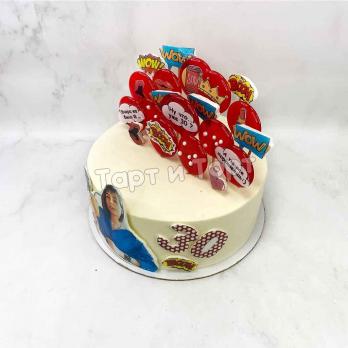 Торт поп арт с фото