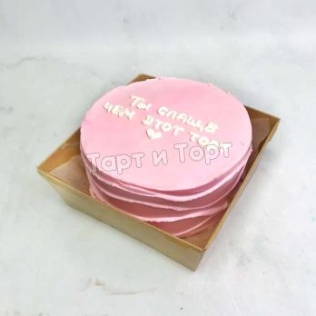 бенто торт розовый