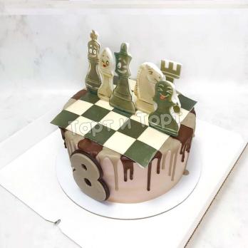 торт с шахматами