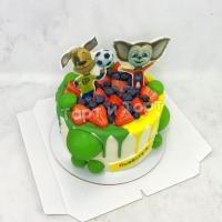 Торт для мальчика барбоскины