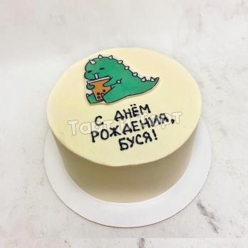 Торт динозавр