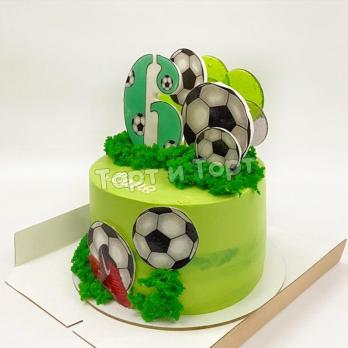 Торт футбол мальчику
