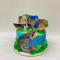 Торт на заказ рыбалка