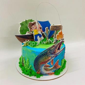 Торт №2378 - Дача и рыбалка