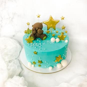 Детский торт со звездами