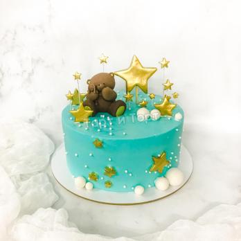 Детский торт со звездами
