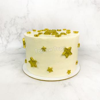 торт со звездами