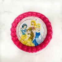 Торт с принцессами диснея