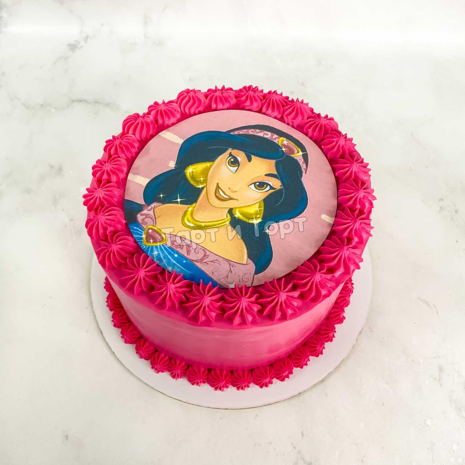 Торт с жасмин букет из роз и гипсофилы фото