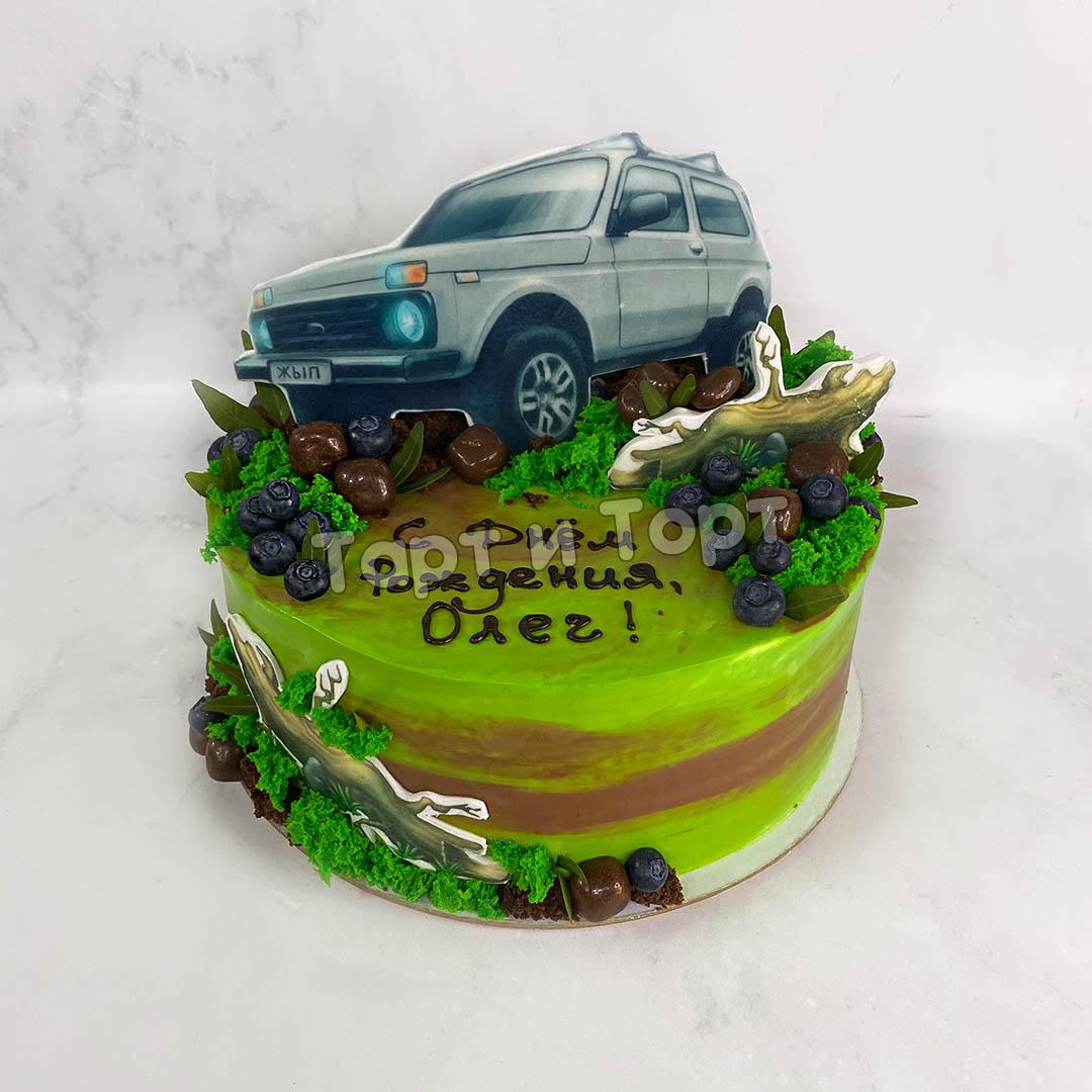 Идеи на тему «Торт с машиной» (49) | торт, мужской торт, красивые торты