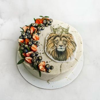  торт лев